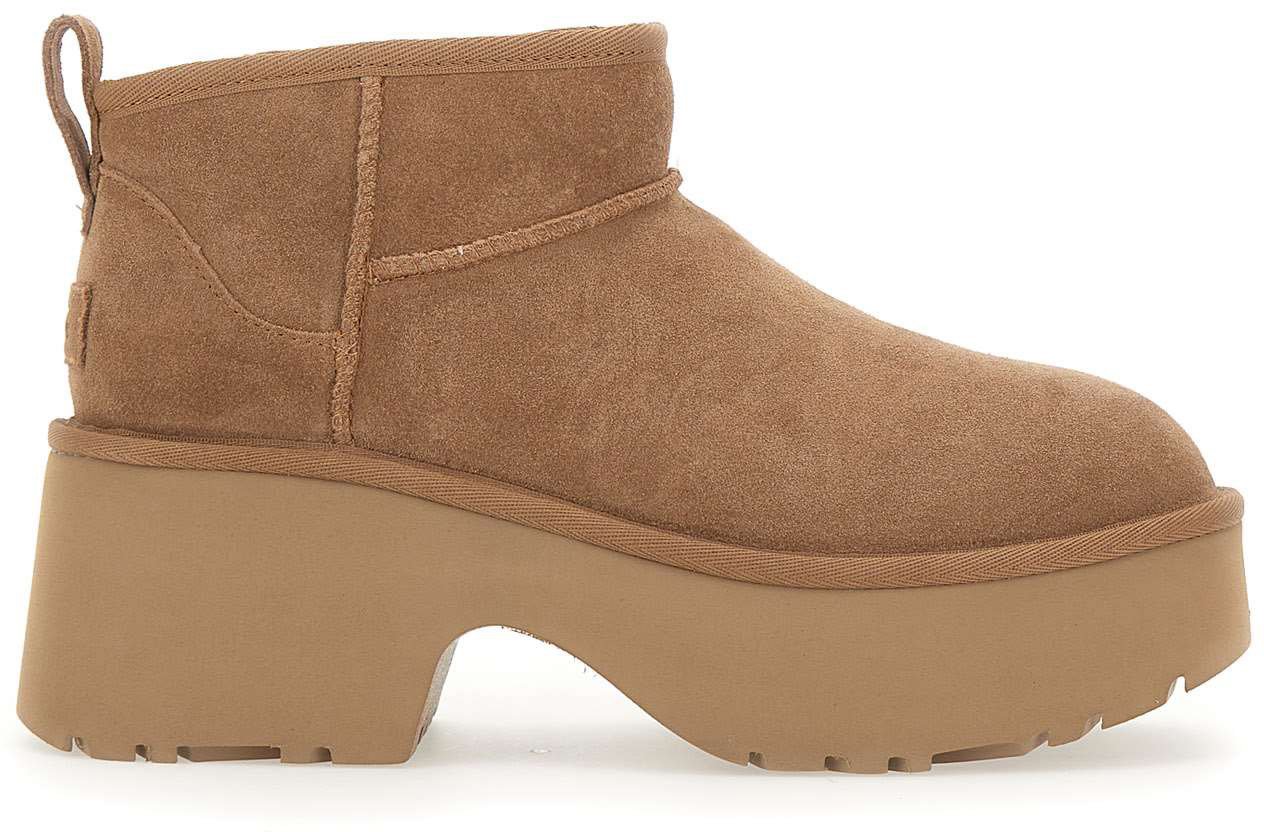 UGG Dames Ultra Mini New Height Chestnut Beige