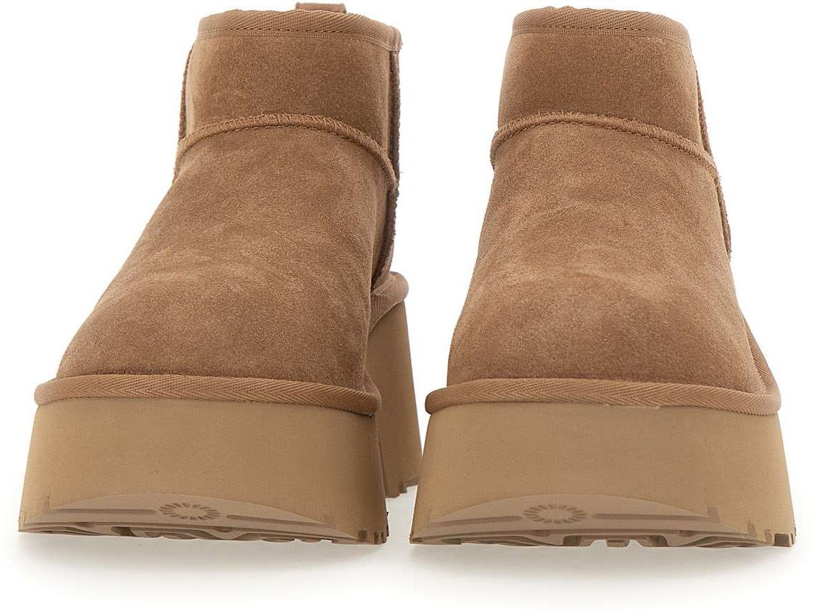 UGG Dames Ultra Mini New Height Chestnut Beige
