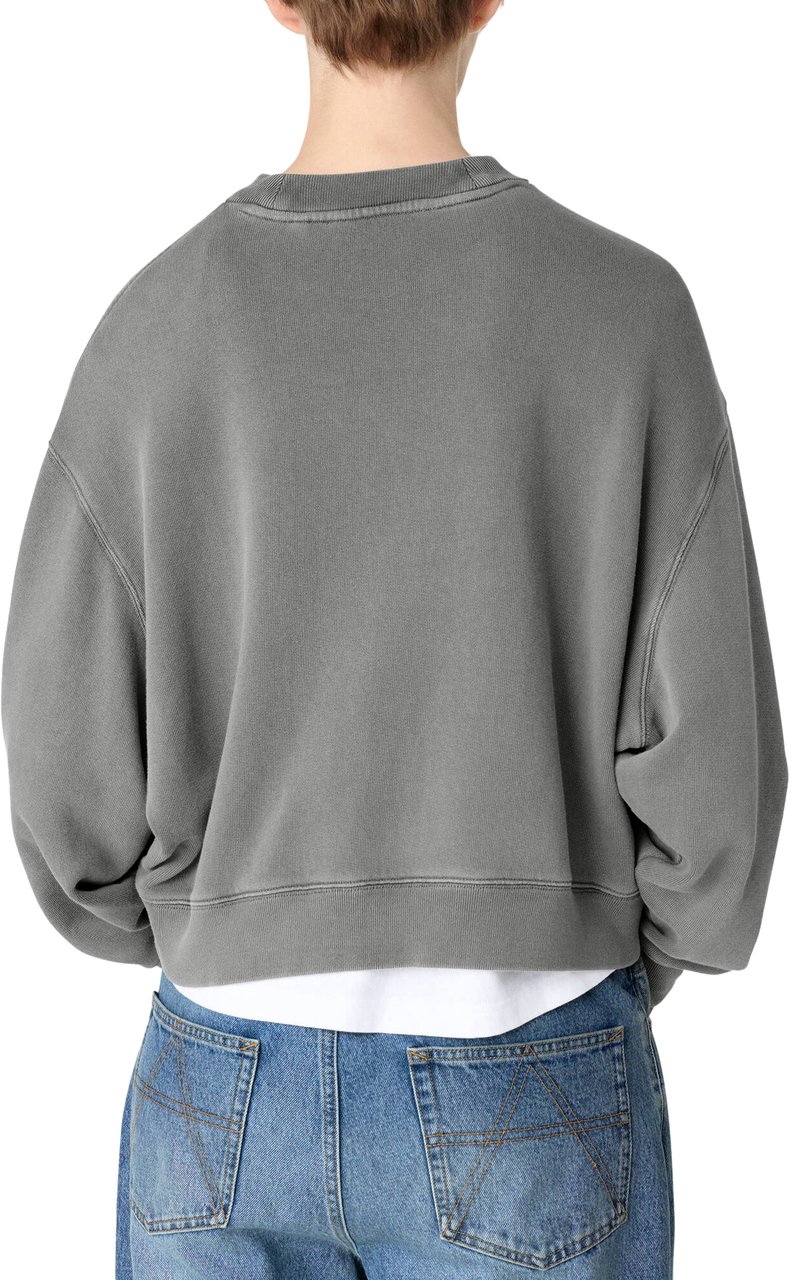 Axel Arigato Distort Logo Washed Sweatshirt Grijs