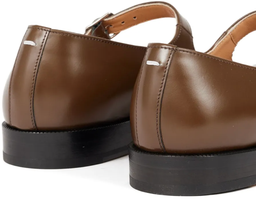 Maison Margiela Tabi Mary Jane Brown Divers