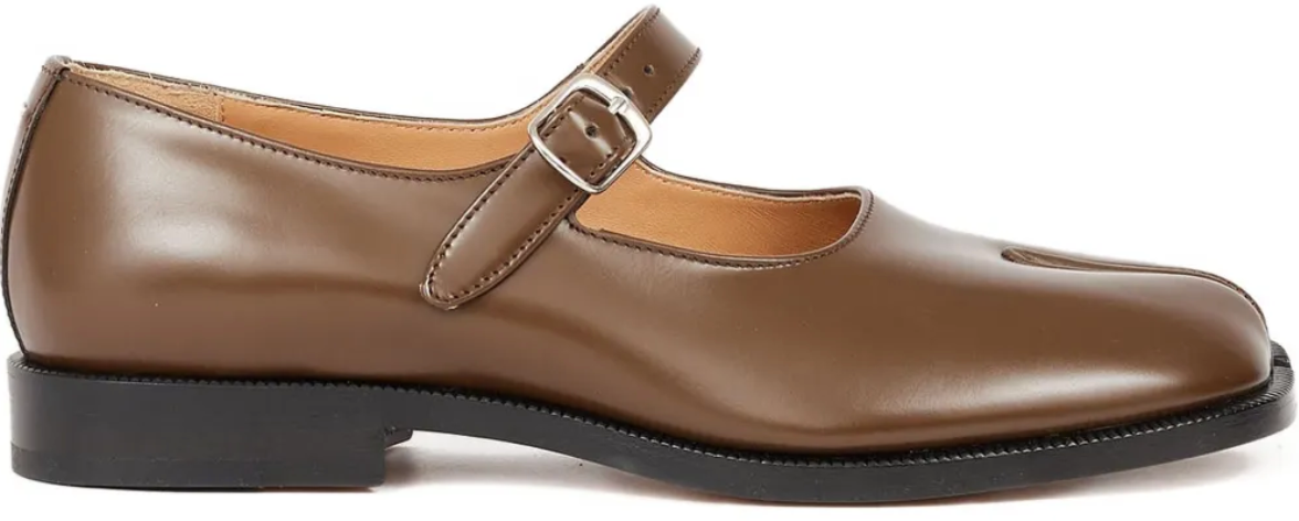 Maison Margiela Tabi Mary Jane Brown Divers