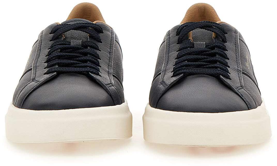 Santoni Sneakers Blue Blauw