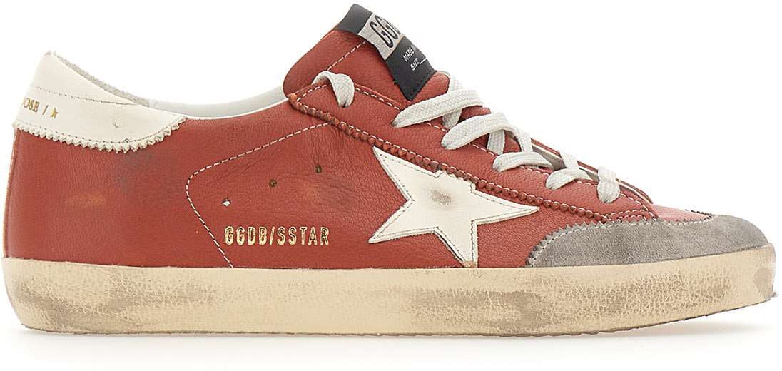 Golden Goose Sneakers Red Rood