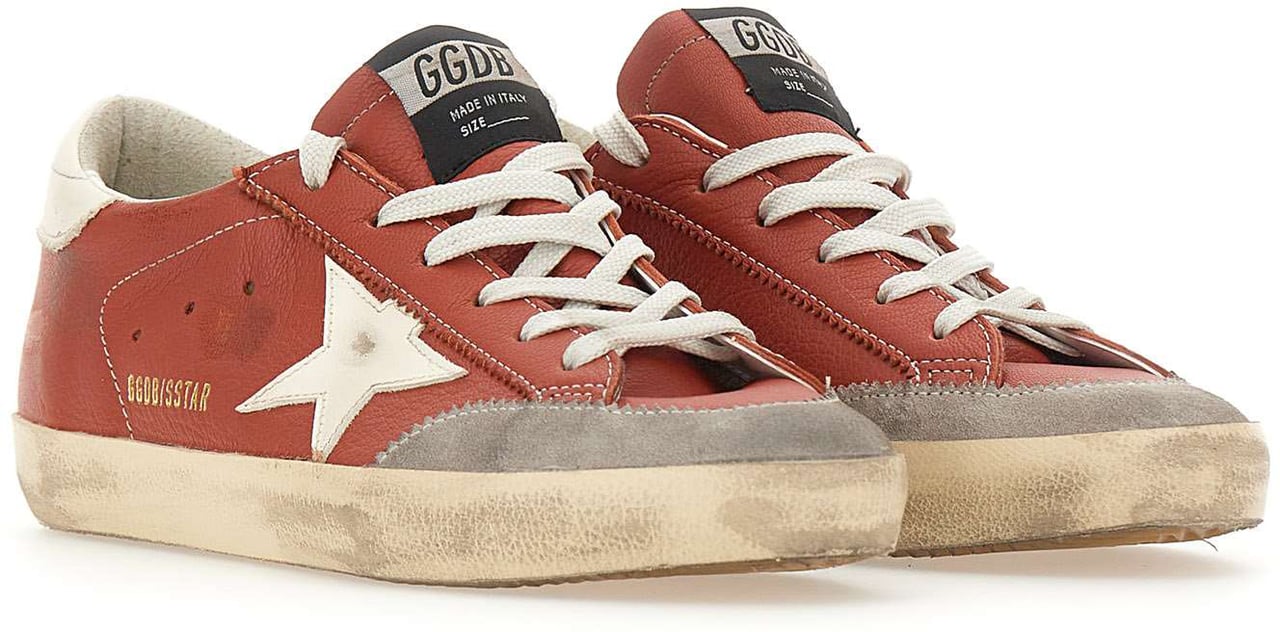 Golden Goose Sneakers Red Rood