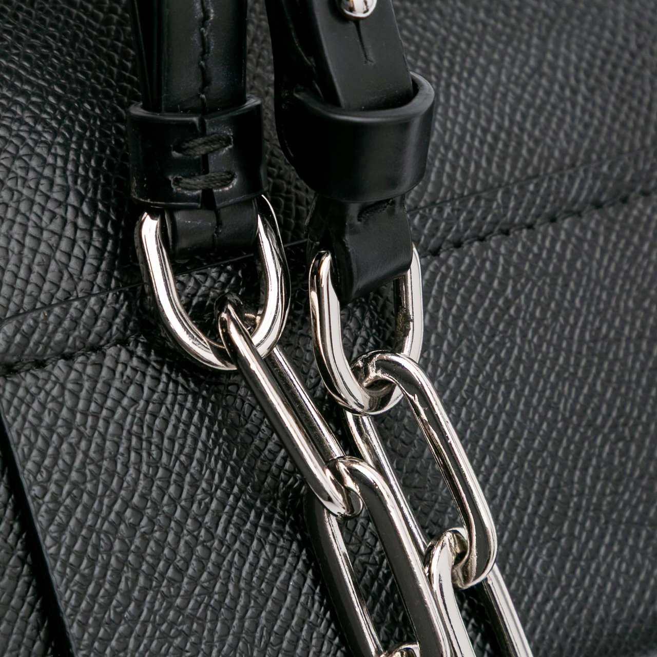 Maison Margiela Small Leather Snatched Classique Bag Zwart