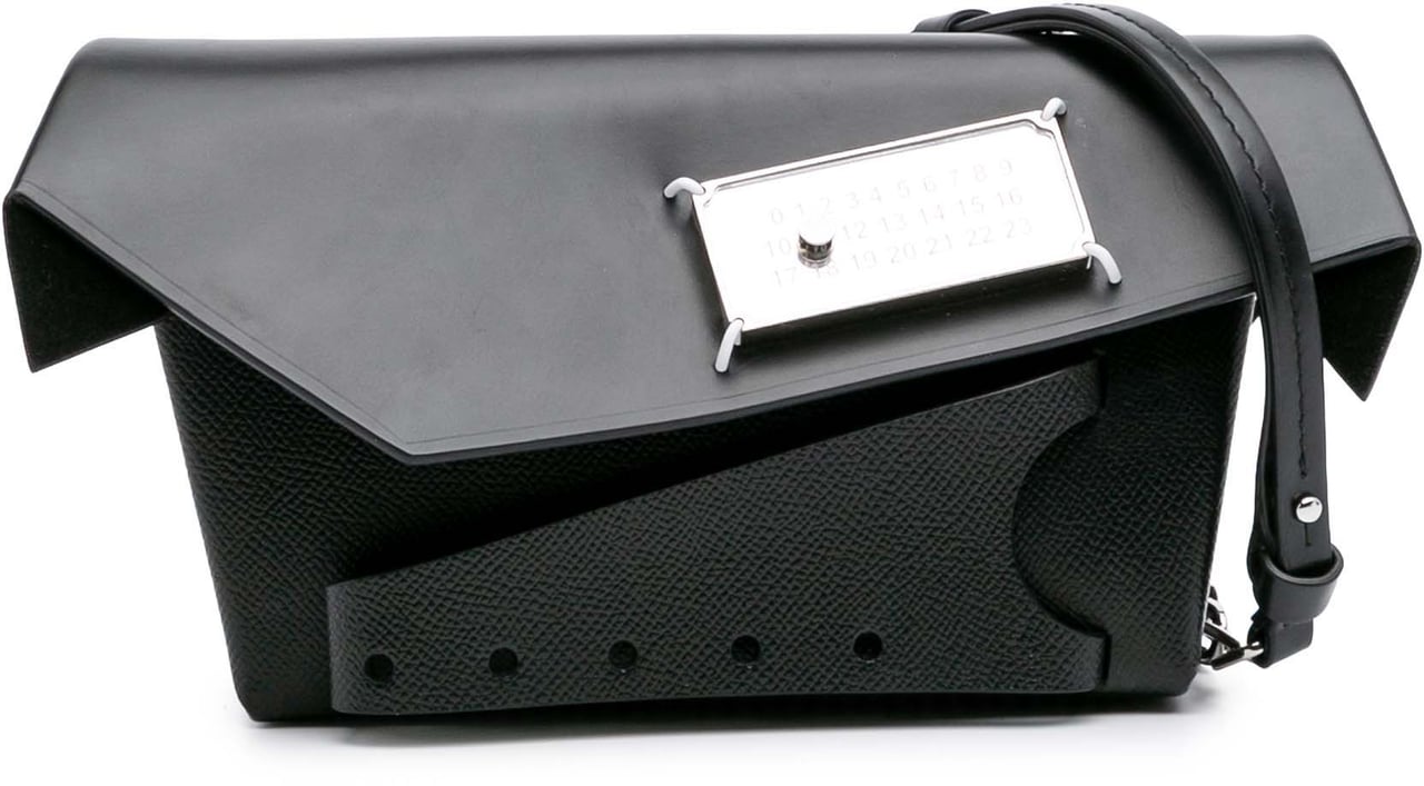 Maison Margiela Small Leather Snatched Classique Bag Zwart