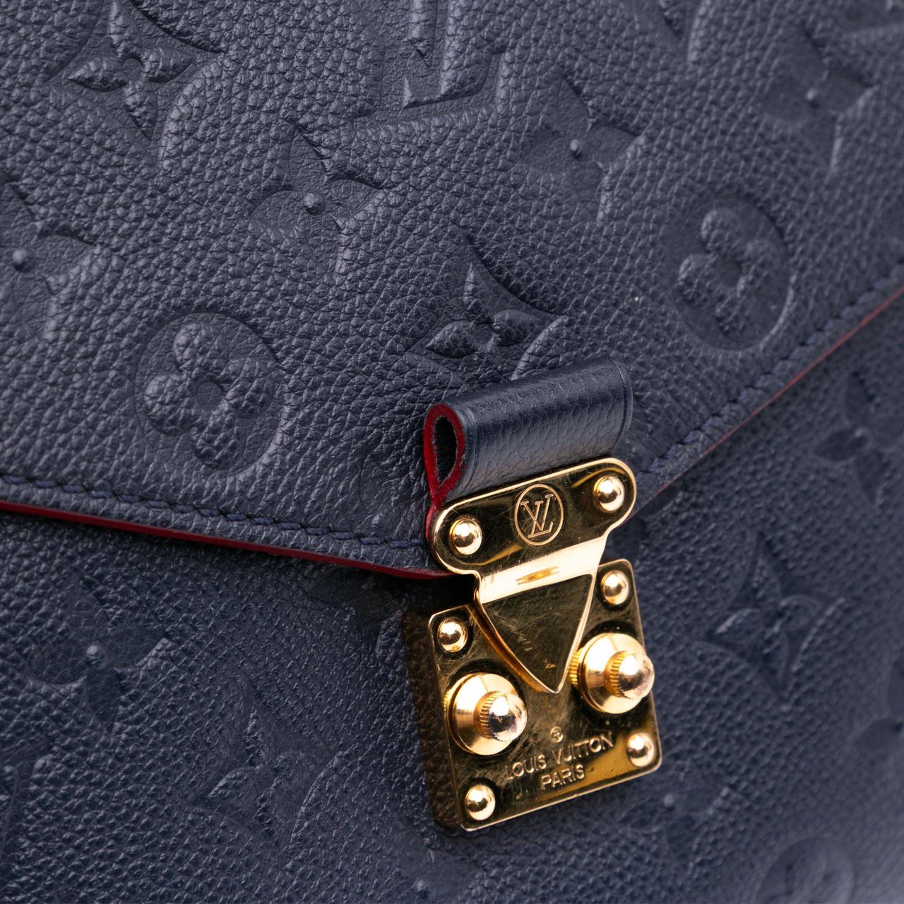 Louis Vuitton Monogram Empreinte Pochette Metis Blauw