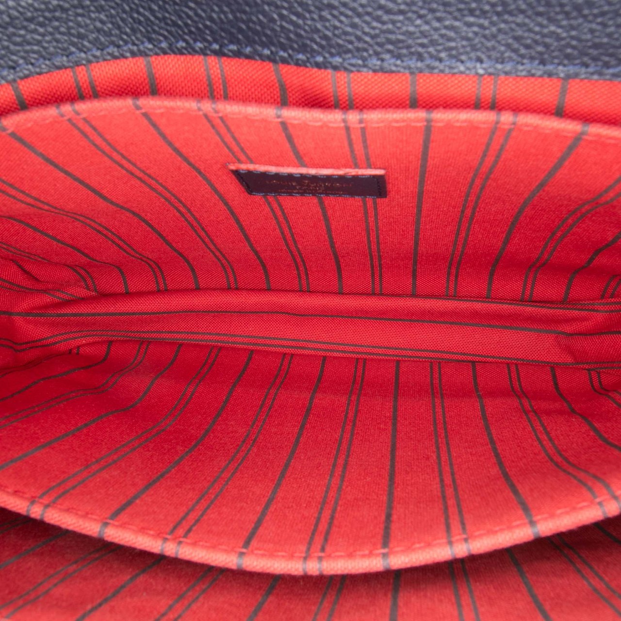 Louis Vuitton Monogram Empreinte Pochette Metis Blauw