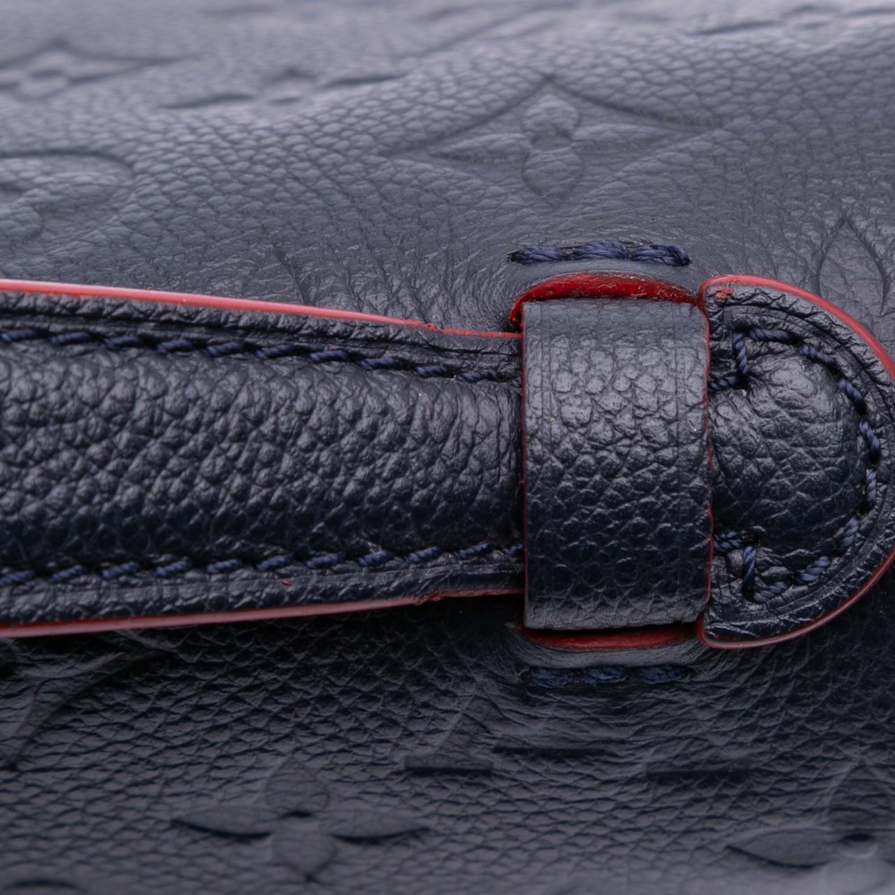 Louis Vuitton Monogram Empreinte Pochette Metis Blauw