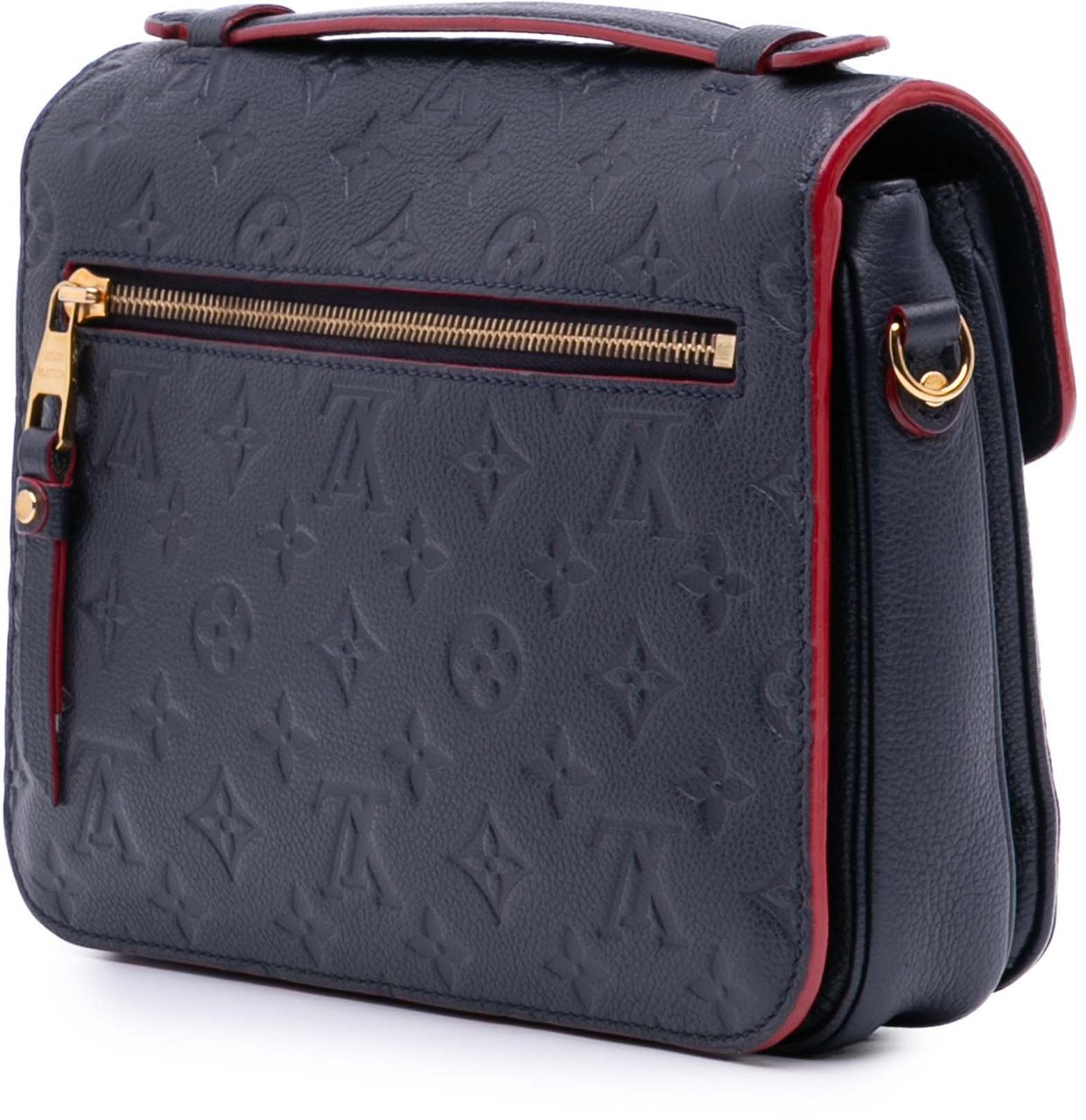 Louis Vuitton Monogram Empreinte Pochette Metis Blauw