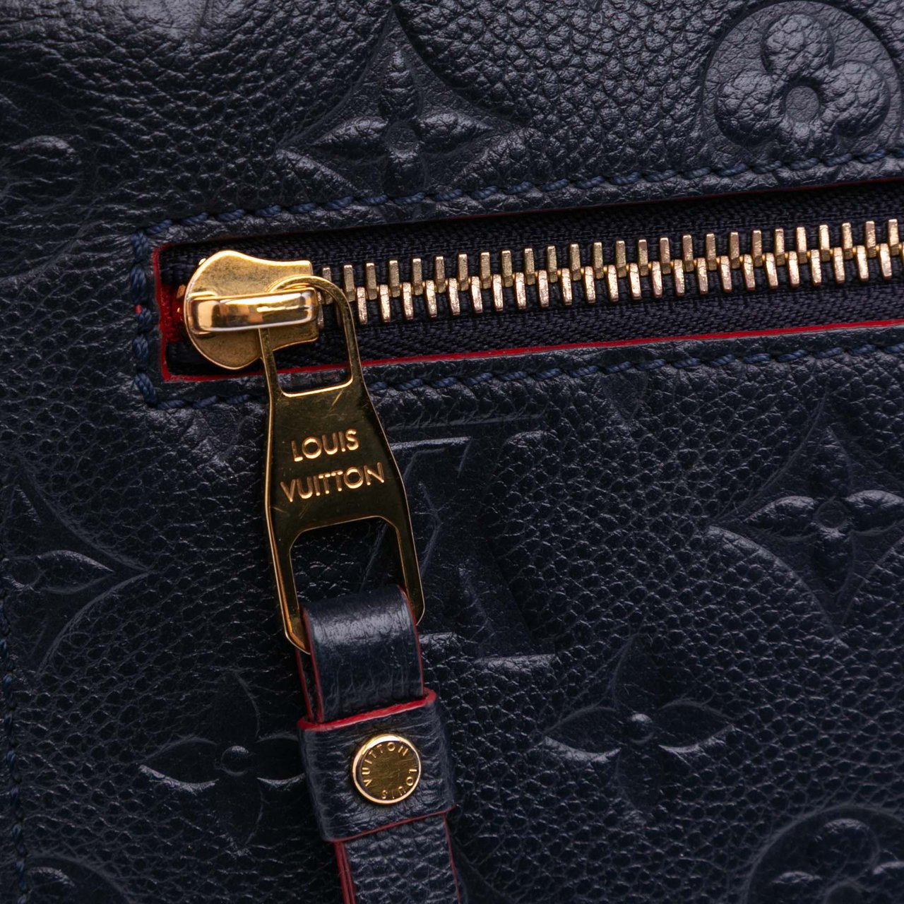 Louis Vuitton Monogram Empreinte Pochette Metis Blauw