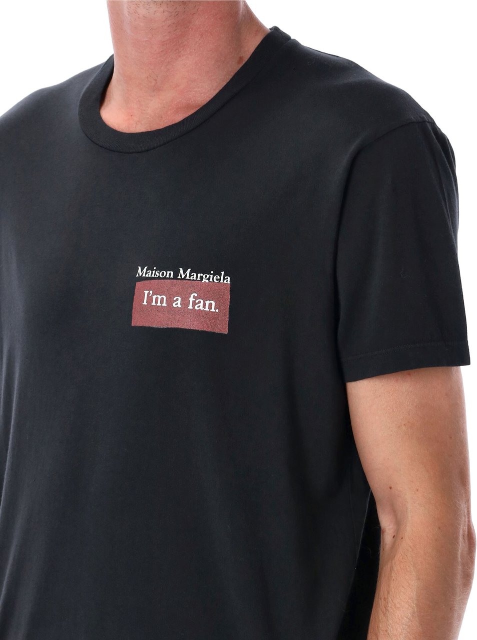 Maison Margiela T-Shirt Charcoal Zwart