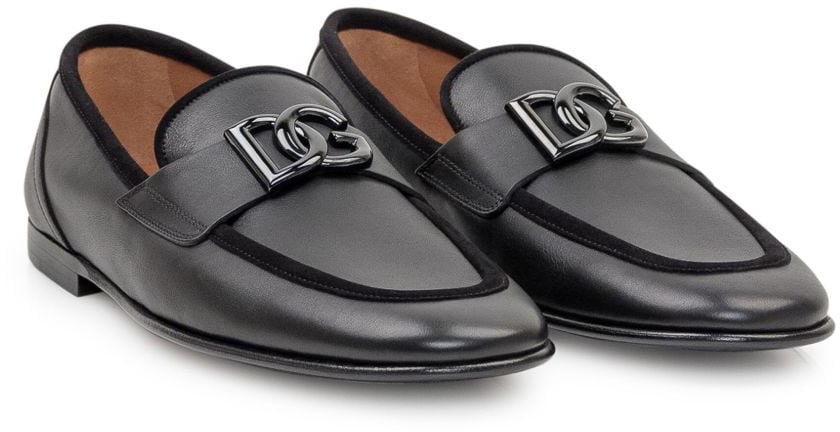 Dolce & Gabbana Flat Shoes Black Zwart