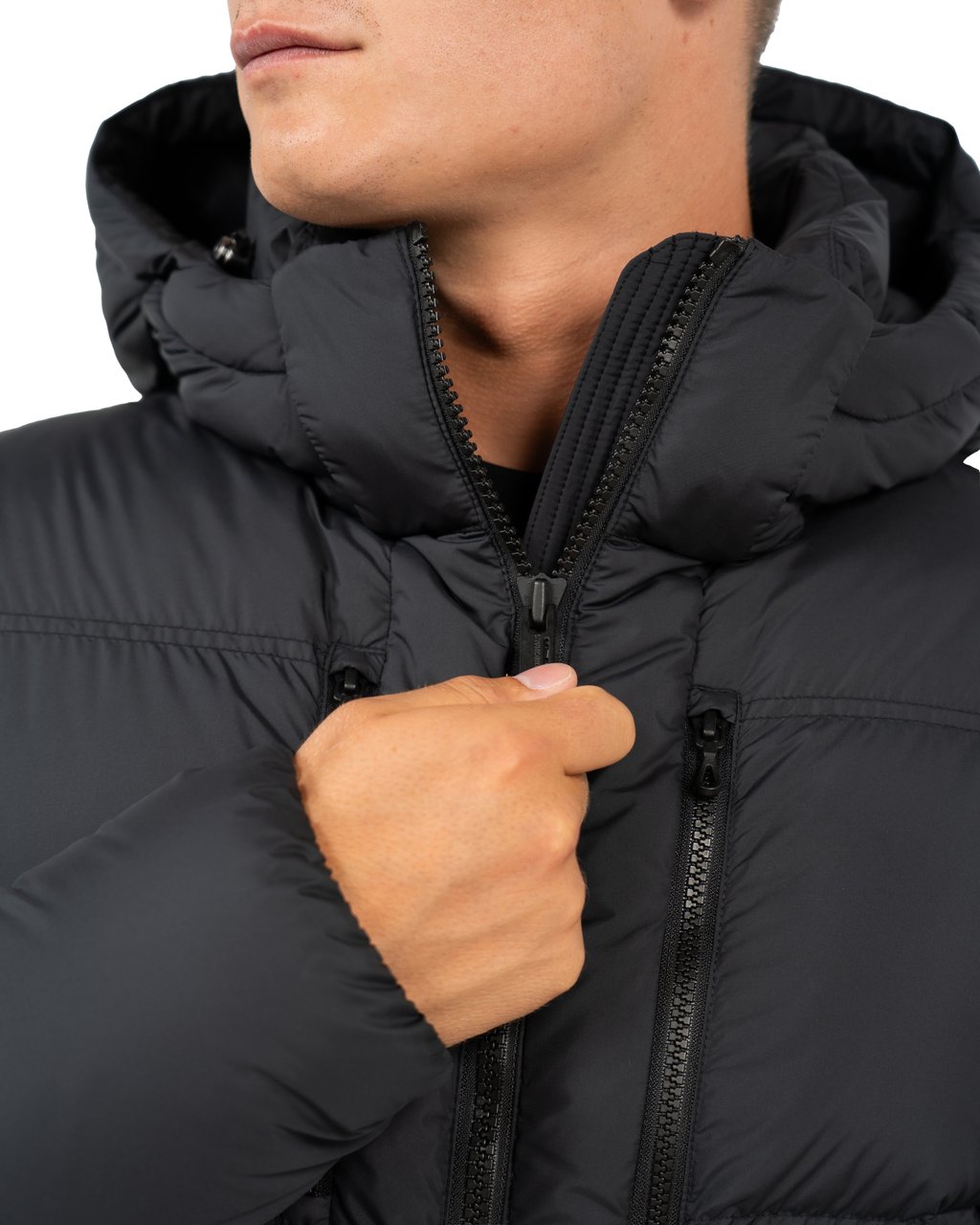 Colmar Originals Giacca Uomo Hooded Winterjas Zwart