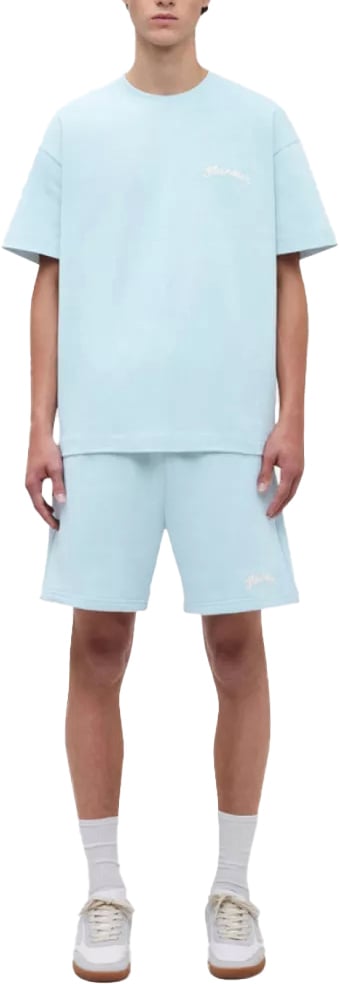 FLÂNEUR t-shirt blauw logo Blauw