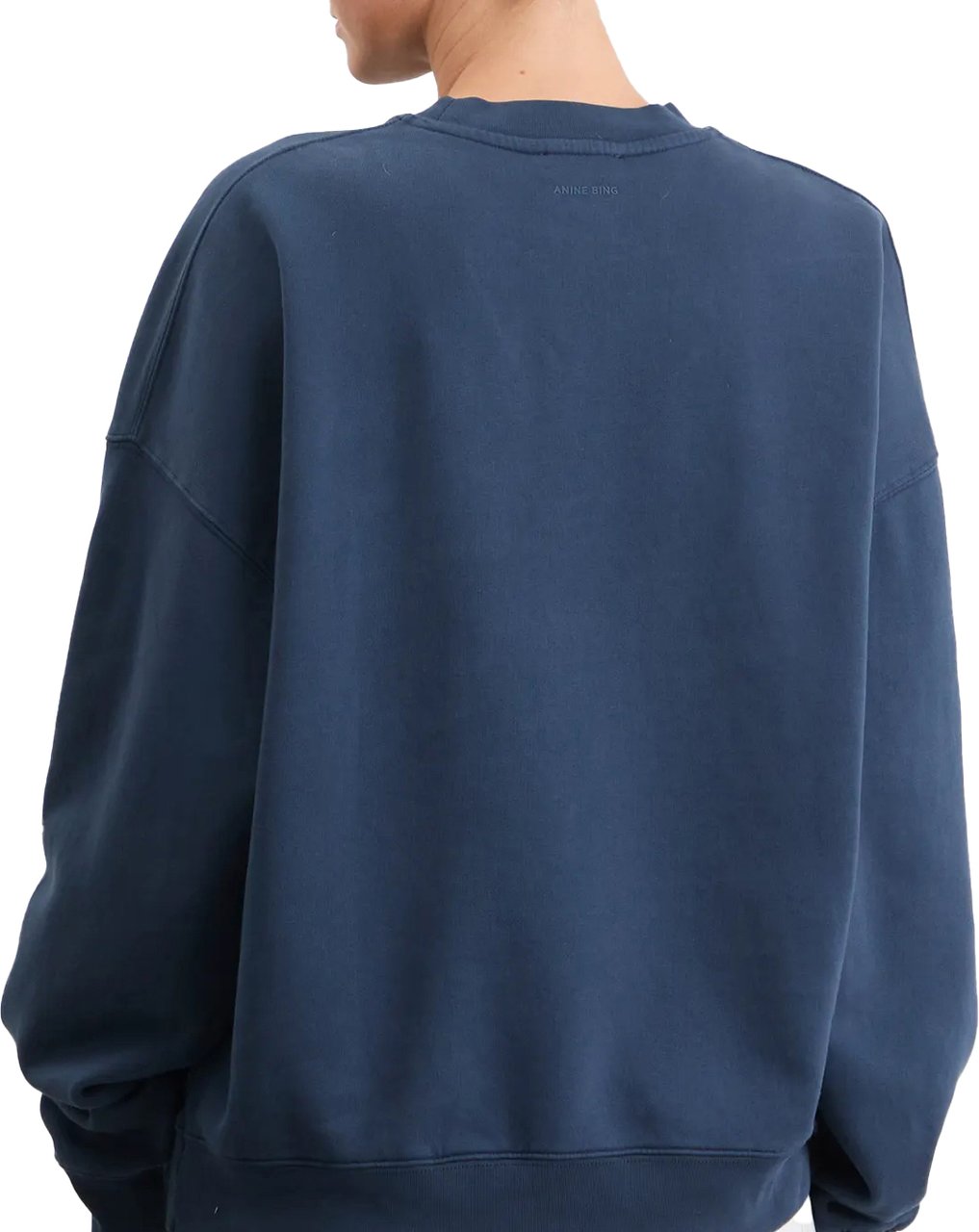 Anine Bing sweater blauw logo Blauw