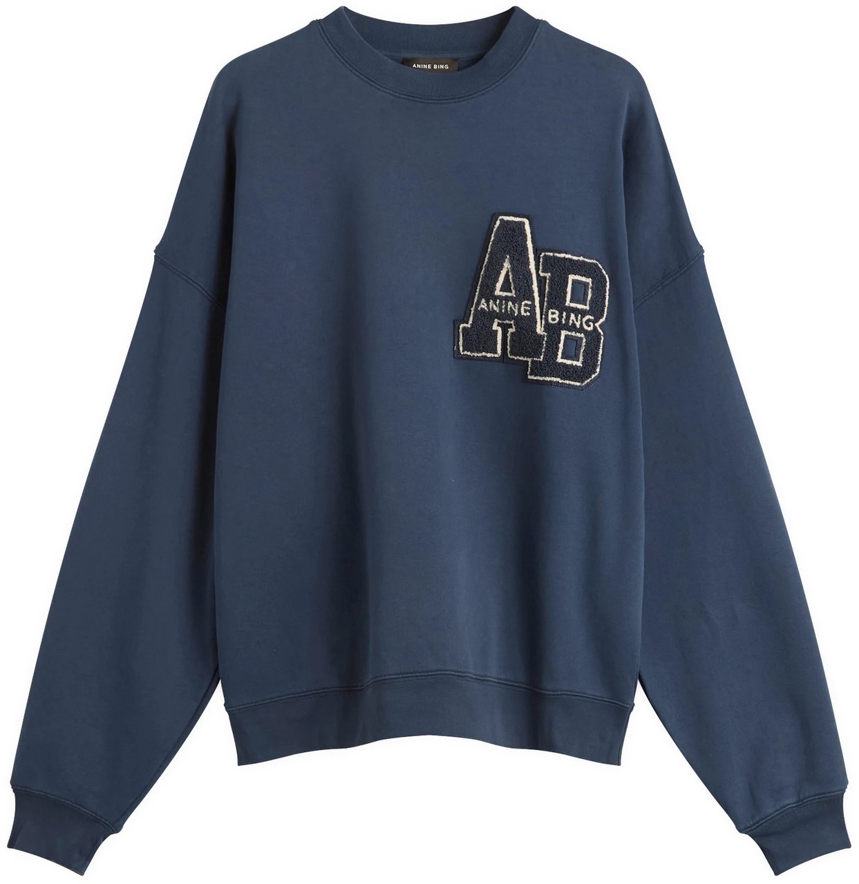 Anine Bing sweater blauw logo Blauw