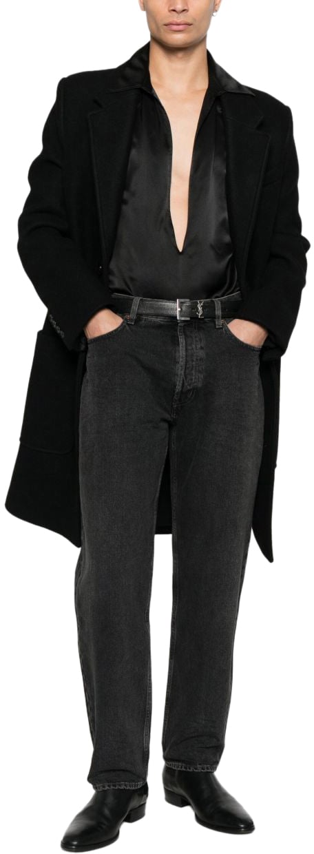 Saint Laurent Saint Laurent Black denim jeans Zwart
