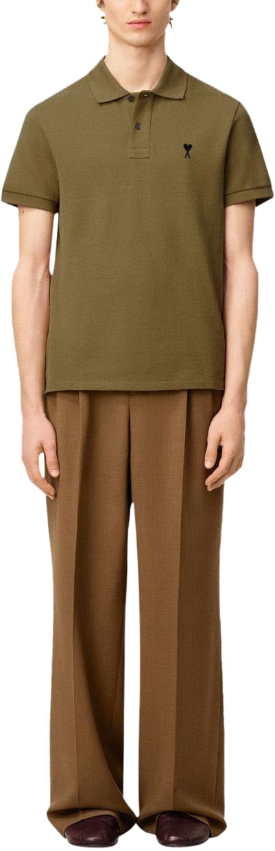 AMI Paris T-Shirts And Polos Brown Bruin