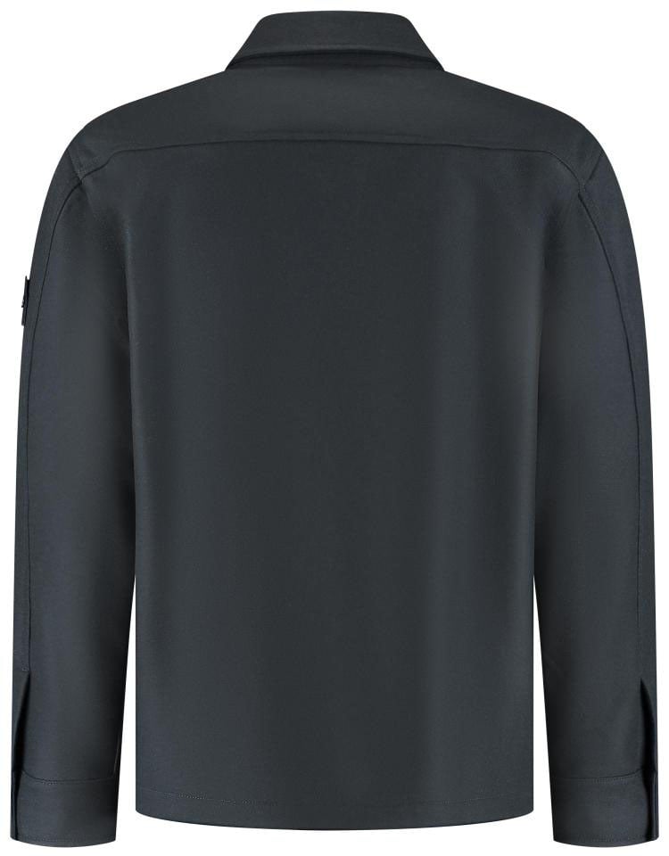 Stone Island Heren BlackLogopatch Overshirt Zwart Blauw