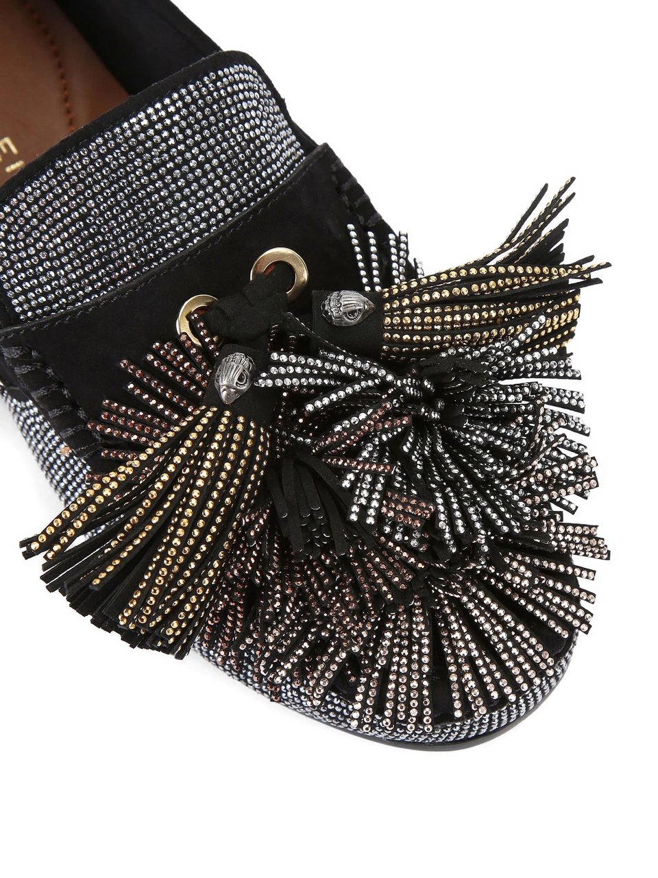 Kurt Geiger London PomPom Moccasin Zwart