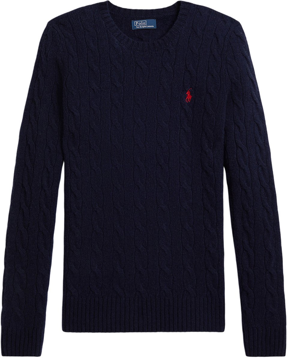 Ralph Lauren Kabeltrui Donkerblauw Blauw