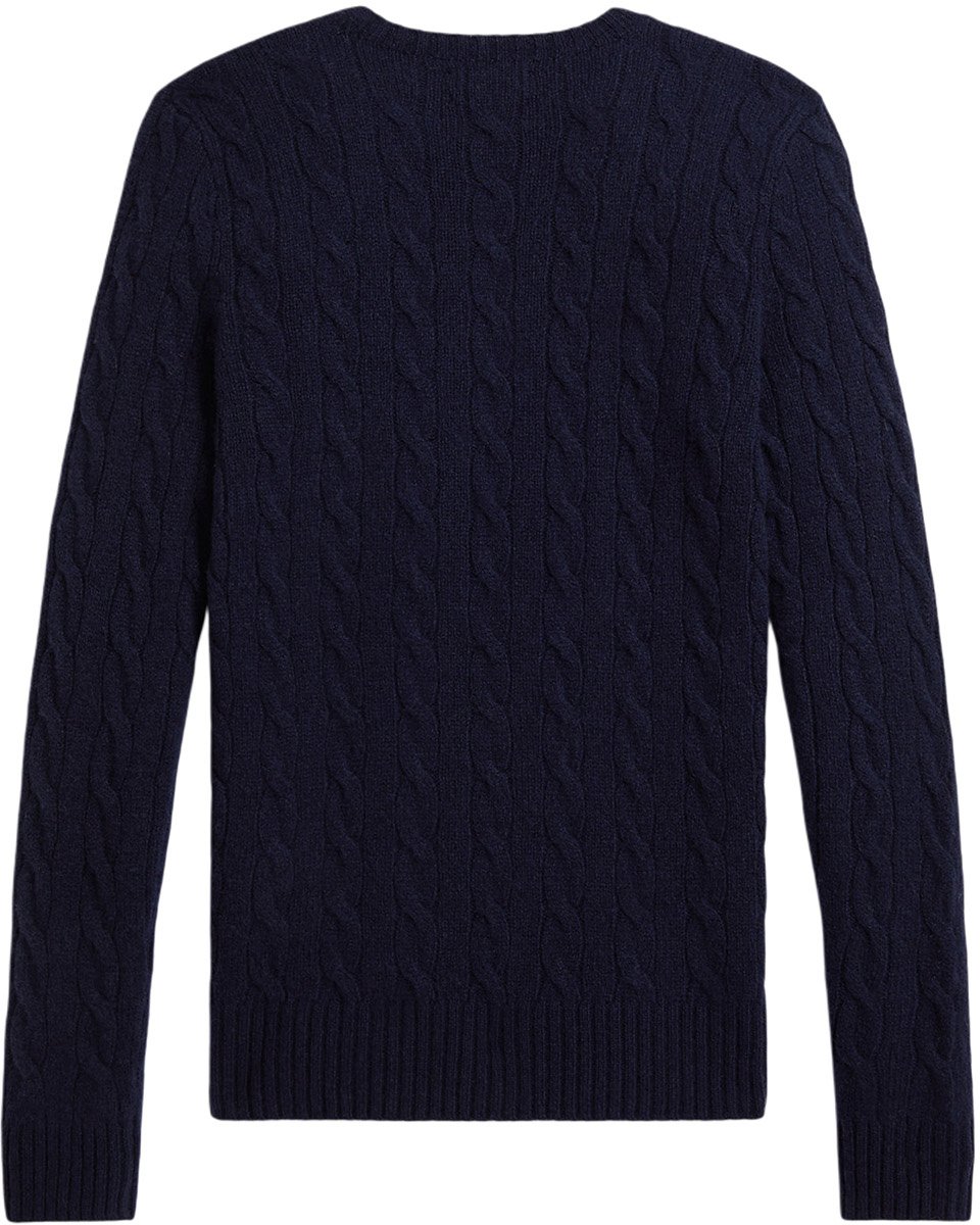 Ralph Lauren Kabeltrui Donkerblauw Blauw