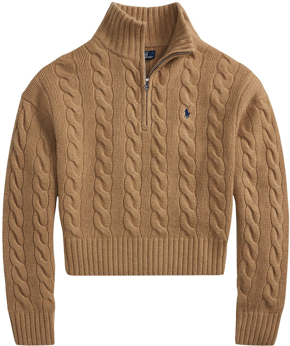 Ralph Lauren Half Zip Trui Bruin Bruin