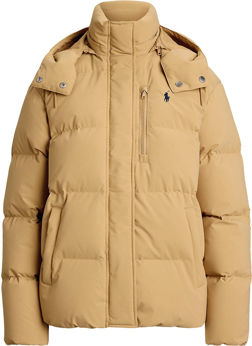 Ralph Lauren Puffer Jas Beige Beige
