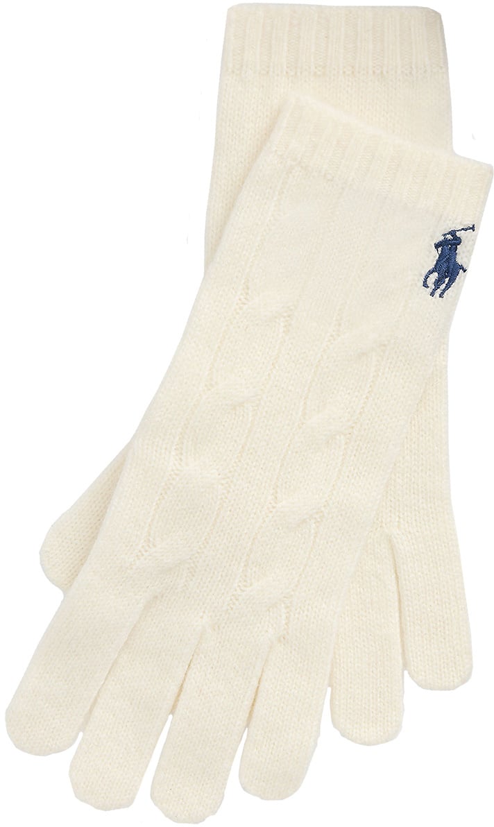 Ralph Lauren Handschoenen Ecru Wit
