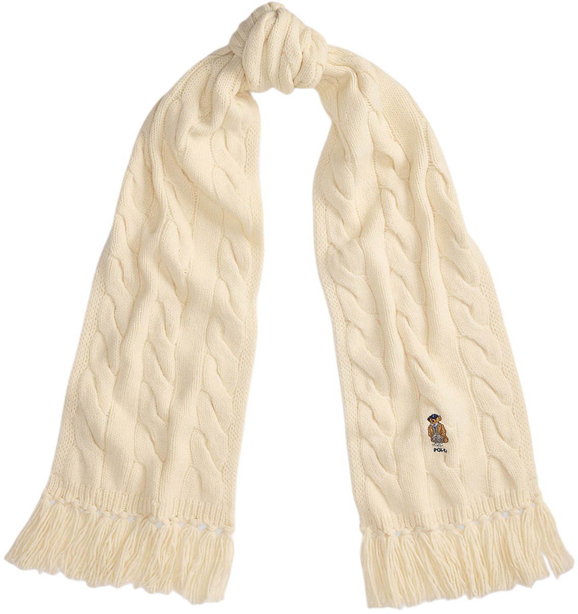 Ralph Lauren Polo Bear Sjaal Wit