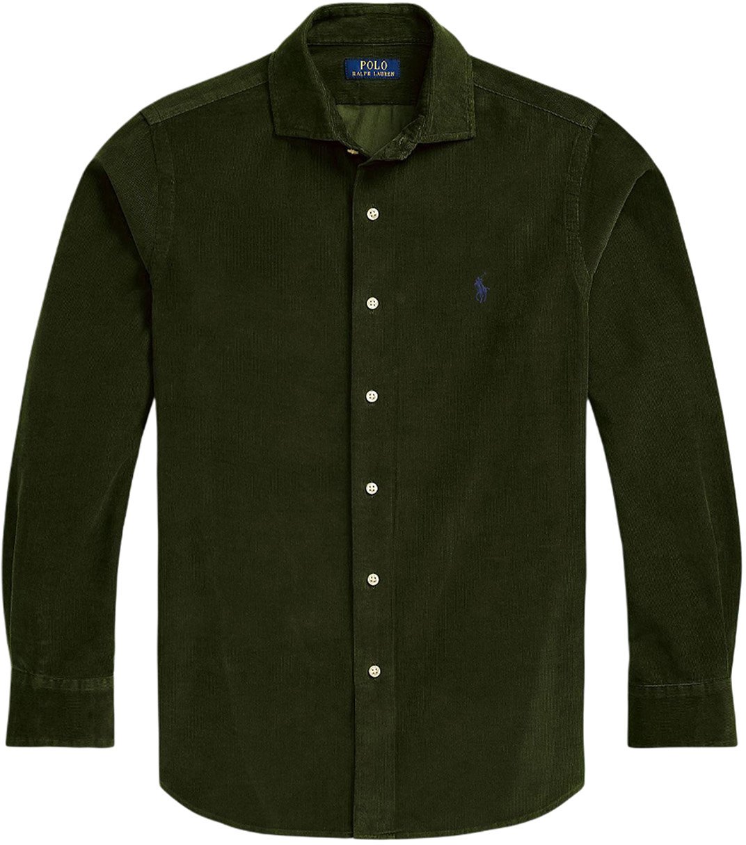 Ralph Lauren Corduroy Overhemd Groen Groen