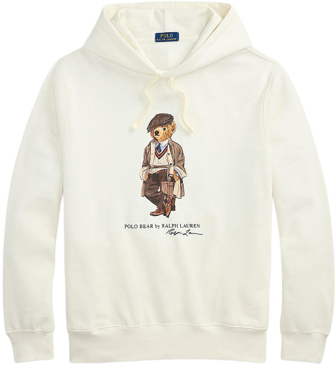 Ralph Lauren Hoodie Ecru Wit