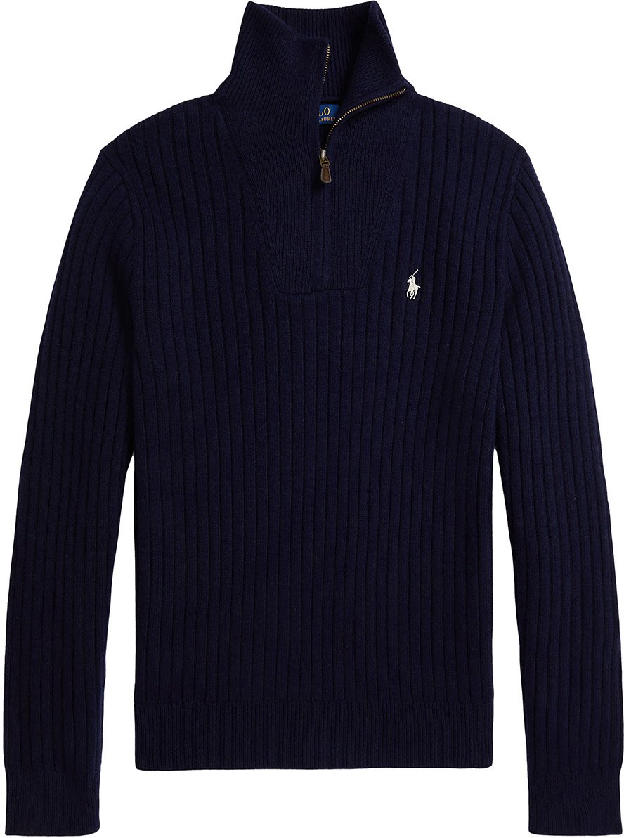 Ralph Lauren Half Zip Trui Donkerblauw Blauw