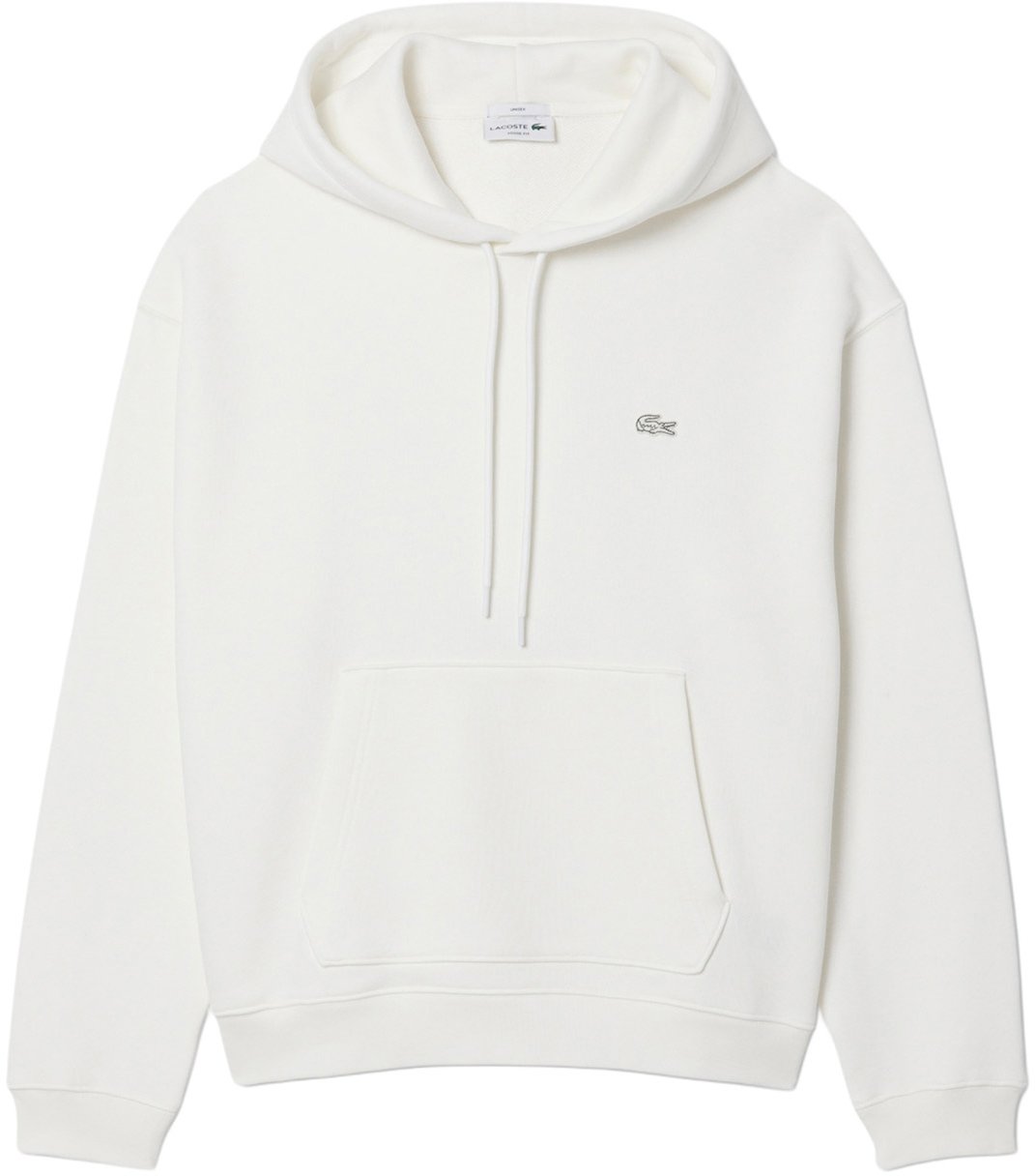 Lacoste Heavy Fleece Hoodie Wit