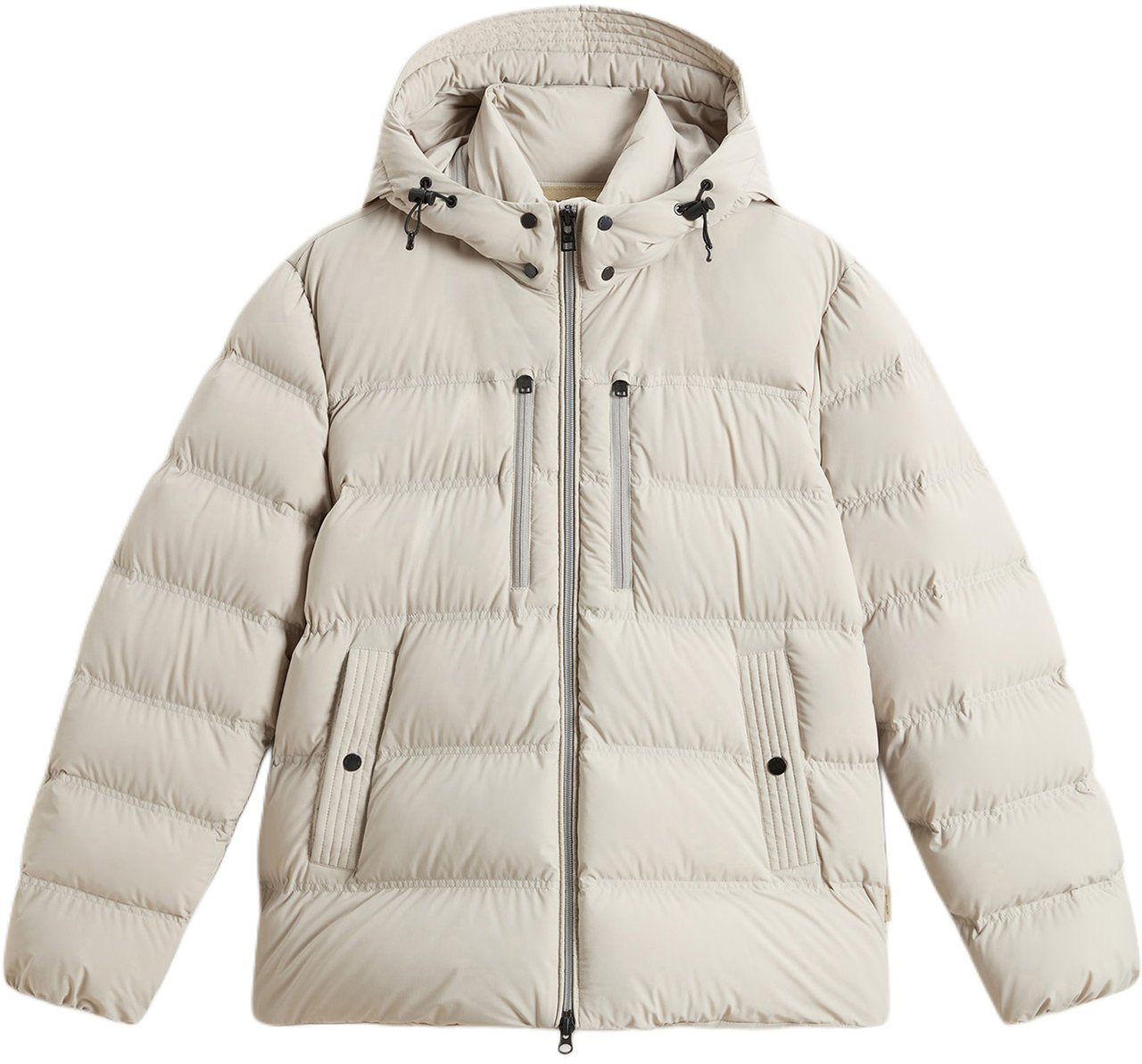 Woolrich Matt Stretch Puffer Wit