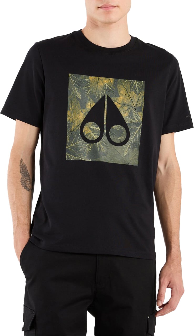 Moose Knuckles Hemlock Tee Black Zwart