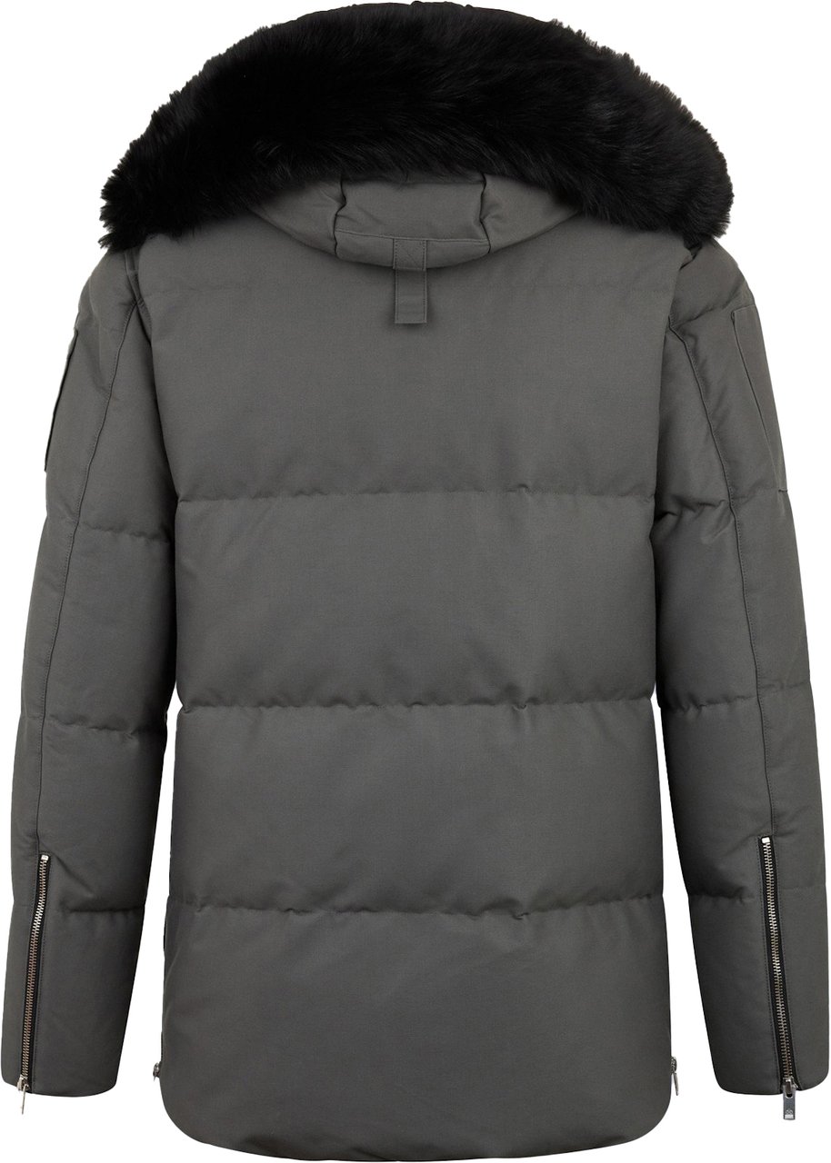 Moose Knuckles Original 3Q Jacket Cement Black She Grijs