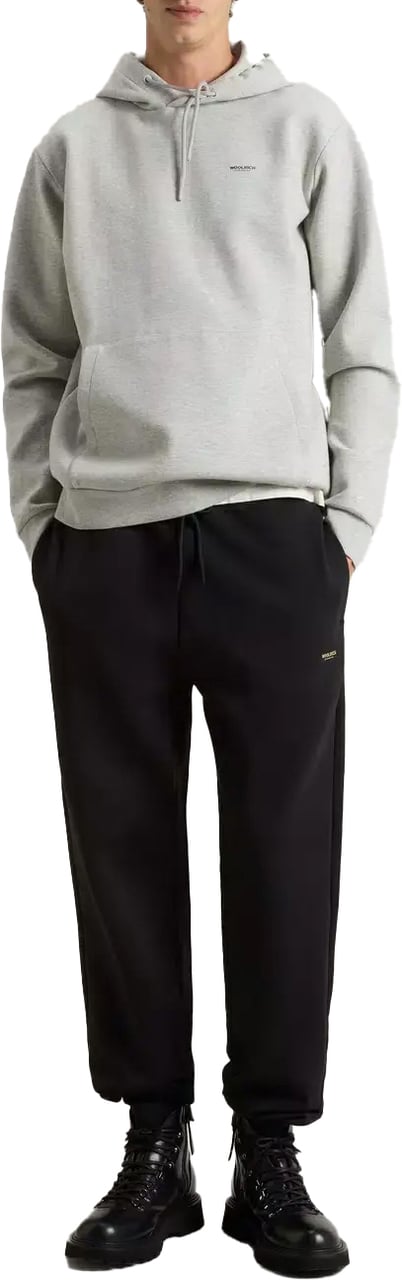 Woolrich Logo Interlock Sweatpants Black Zwart