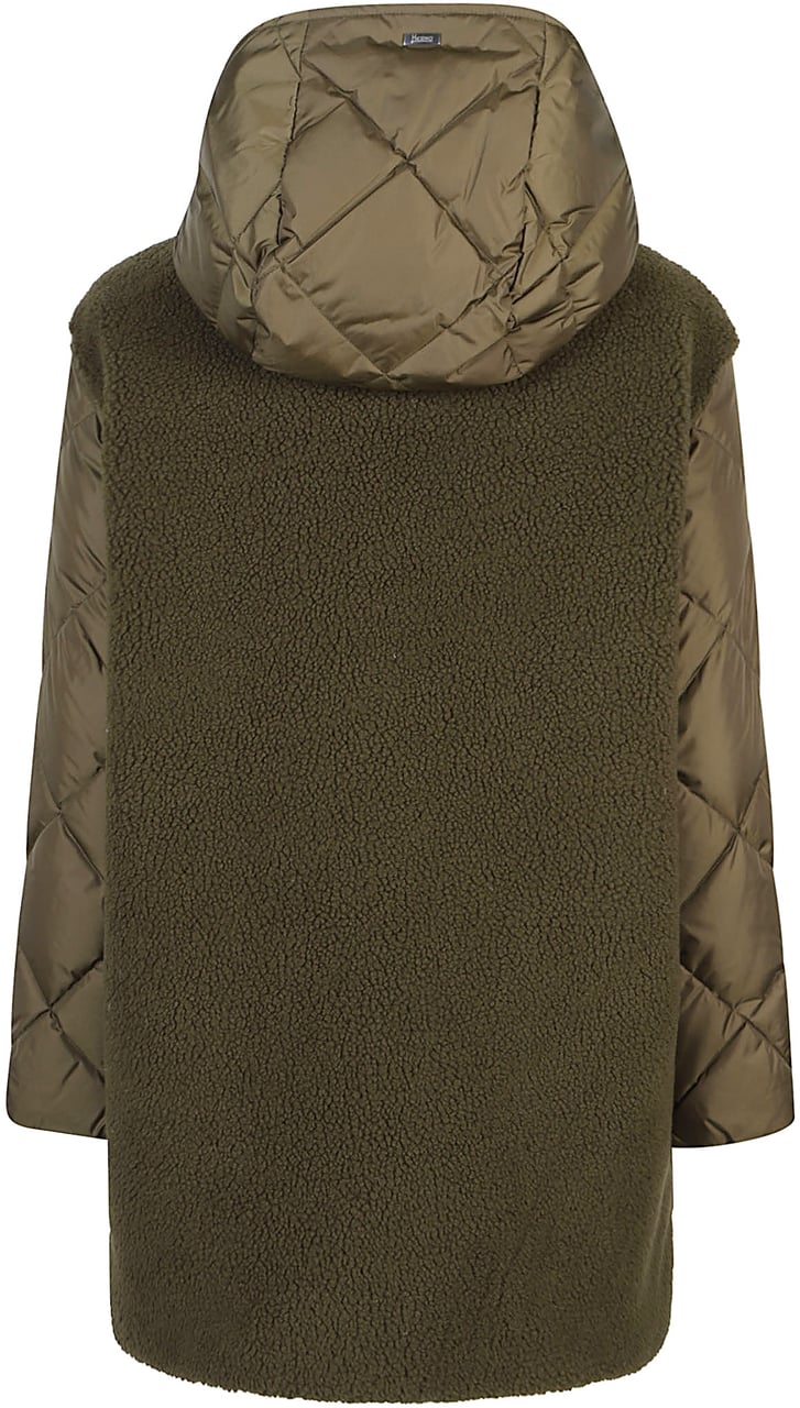 Herno Padded Parka Green Groen