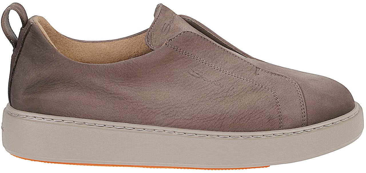 Santoni Victory 40 Slip On Sneakers Brown Bruin