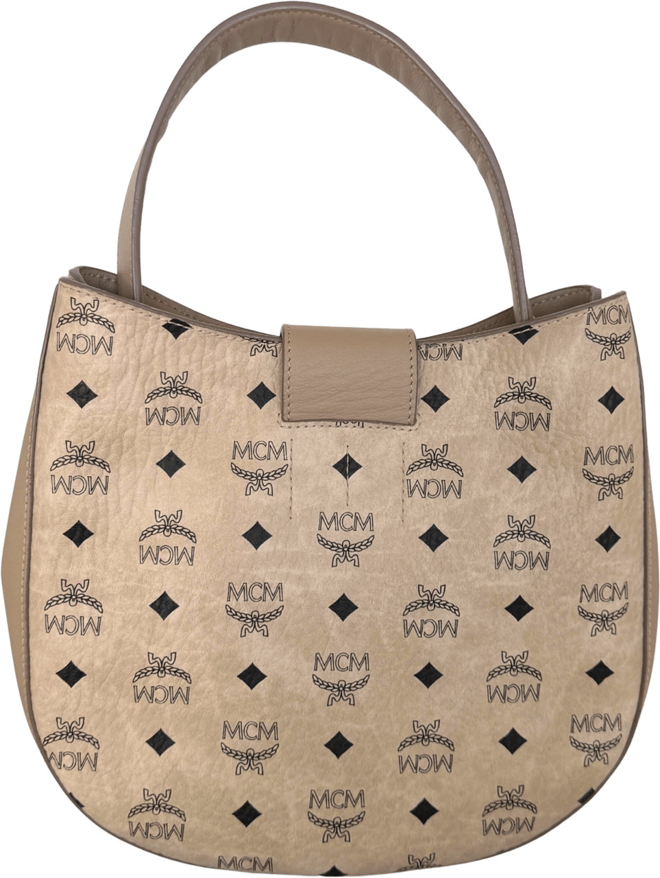 Valentino MCM Visetos Hobo Bag Beige / neuwertig Beige