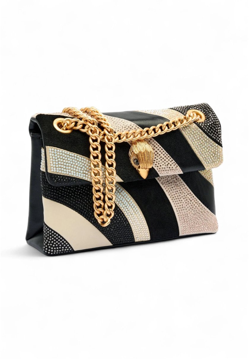Kurt Geiger London Mini Kensington Tas Leather Zwart