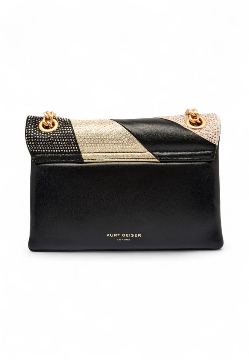 Kurt Geiger London Mini Kensington Tas Leather Zwart