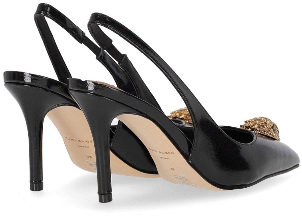 Kurt Geiger London KURT GEIGER BELGRAVIA SLINGBACK PUMP Zwart