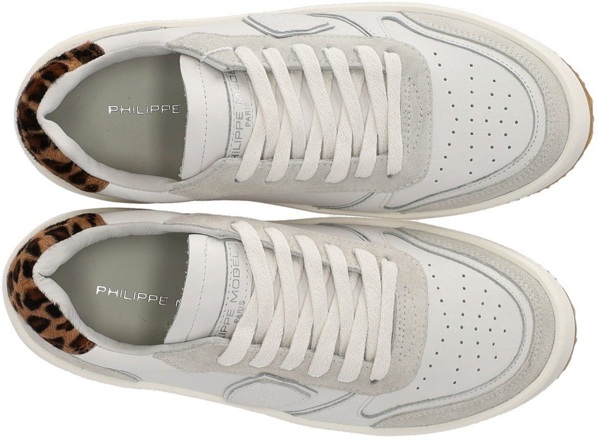 Philippe Model PHILIPPE MODEL NICE LOW ANIMALIER SNEAKER Wit