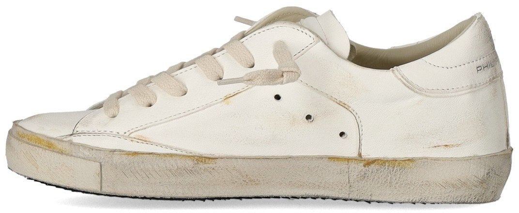 Philippe Model PHILIPPE MODEL PRSX LOW VINTAGE SNEAKER Wit