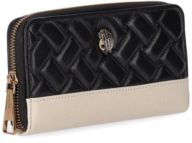 Kurt Geiger London KURT GEIGER KENSINGTON WHITE WALLET Zwart