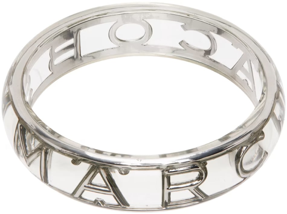Marc Jacobs The Monogram Bangle Bracelet Zilver