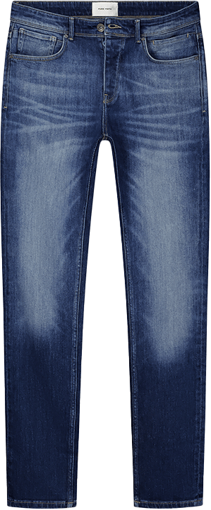 Pure Path The Ryan Slim Fit Tapered Leg Blauw